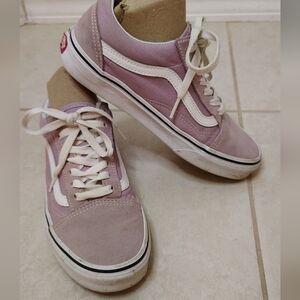 Vans purple and White Athletic Shoes